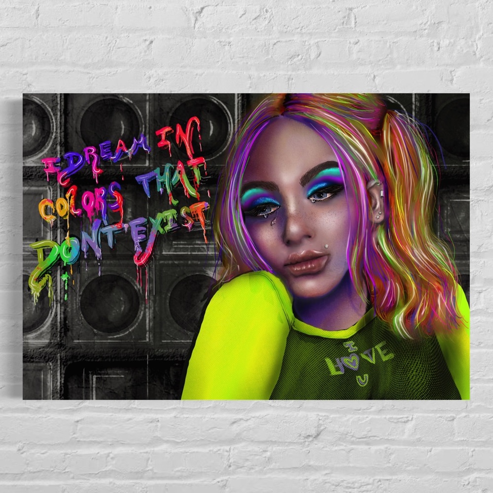 Original artwork on canvas